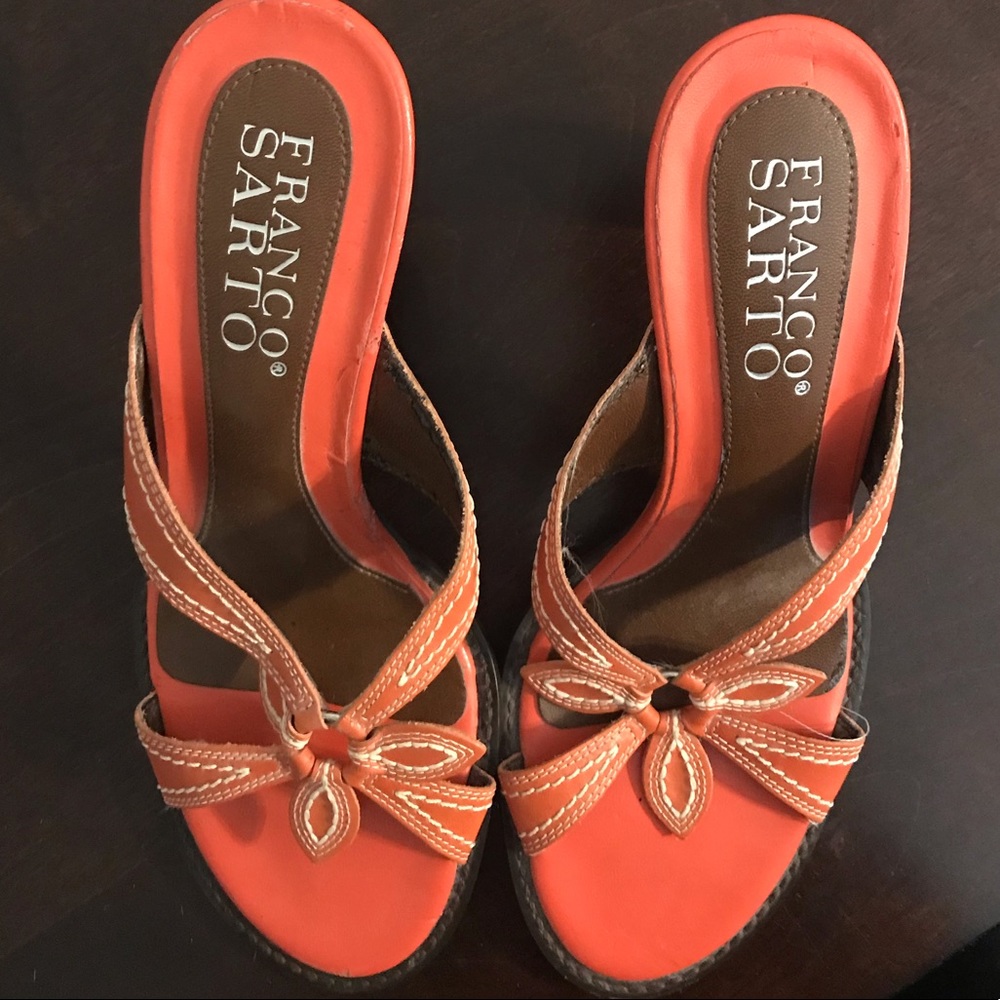 Franco Sarto Leather Sandal, size 8.5